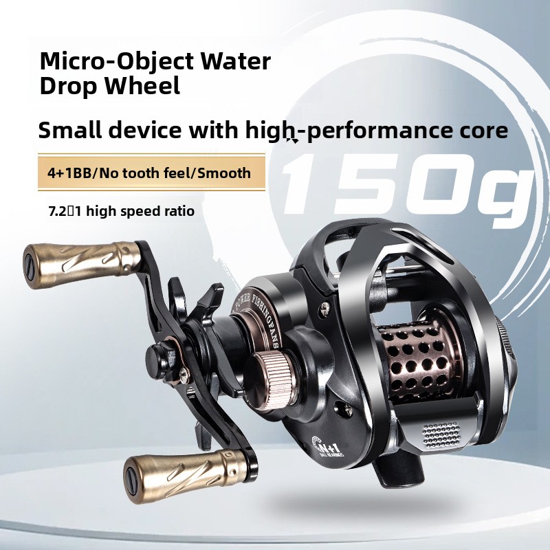Ice Fishing Line - 金属スプール付きウォータードロップリール、ライン切れ防止釣りリール、深海釣りリール、ルアー釣りリール、ラフト釣りリール、ロングリール
