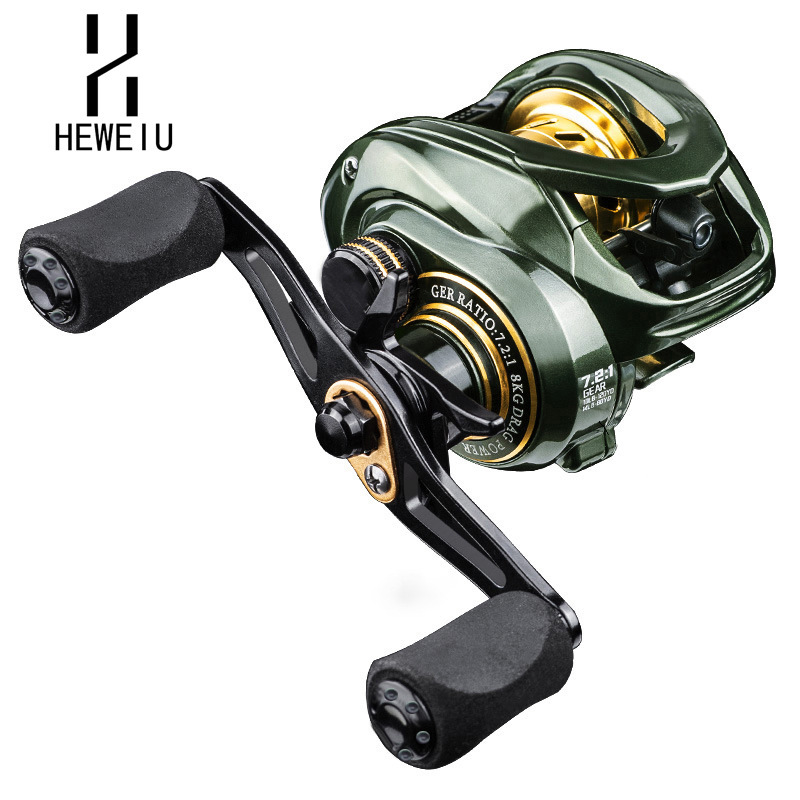 Ice Fishing Line - HEWEIU WK 1000 ゴールデンイーグルラインカップ耐爆線高ライン比ベイトキャスティングリールカーボンファイバードラムリールキャスティング