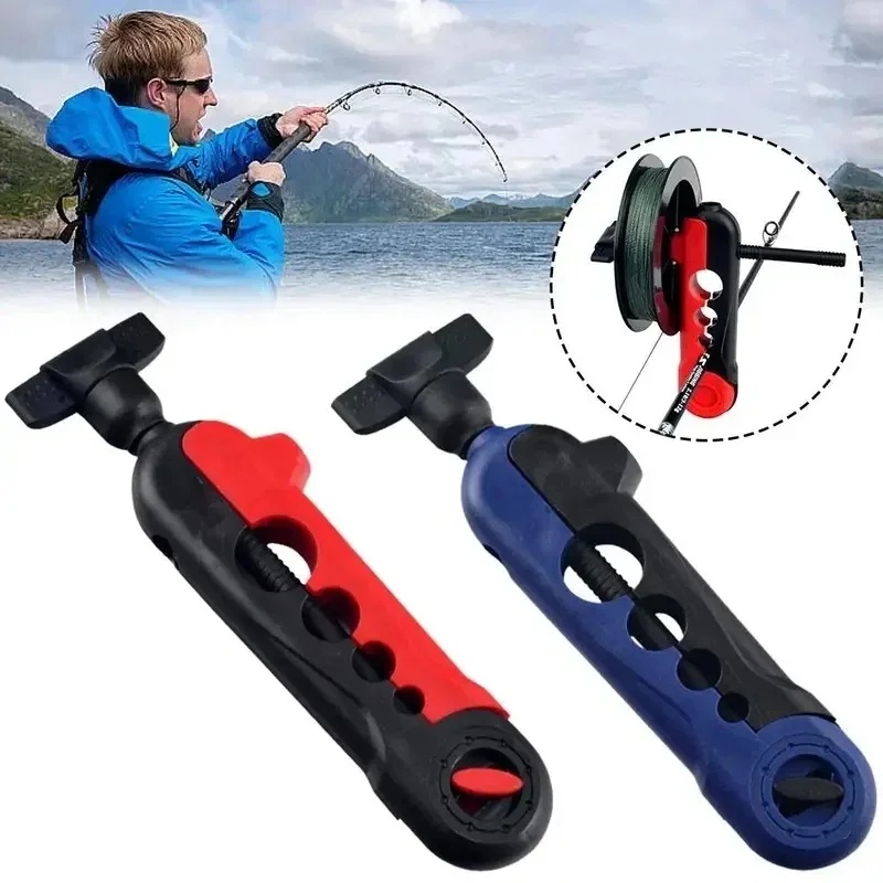 Fishing Line Spooler - 1/2個入り 釣り糸巻き取り機 スプールロッドホルダー ツール スプーラーマシン スピニングリール