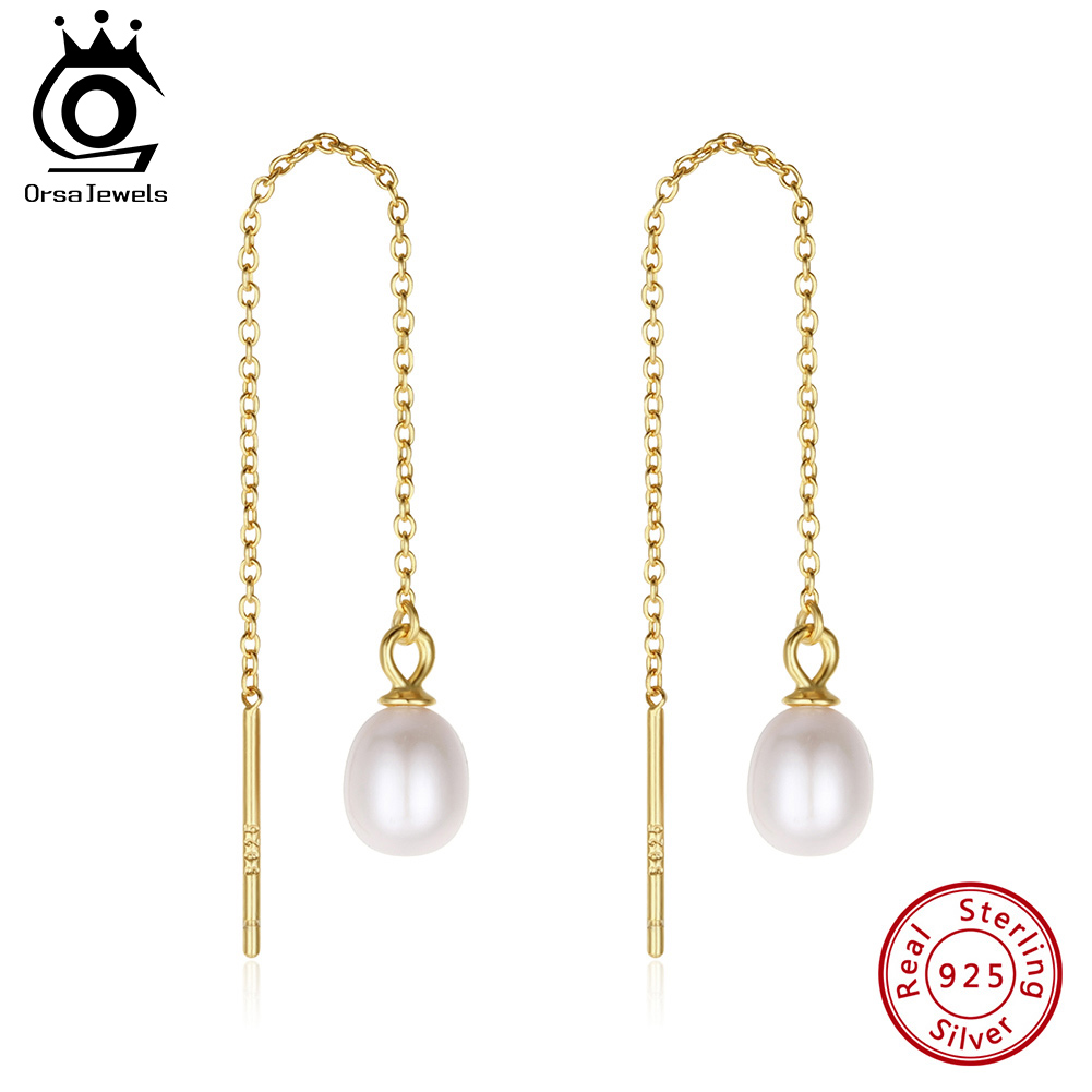 Freshwater Line - ORSA JEWELS 絶妙な 14k ゴールド パール
