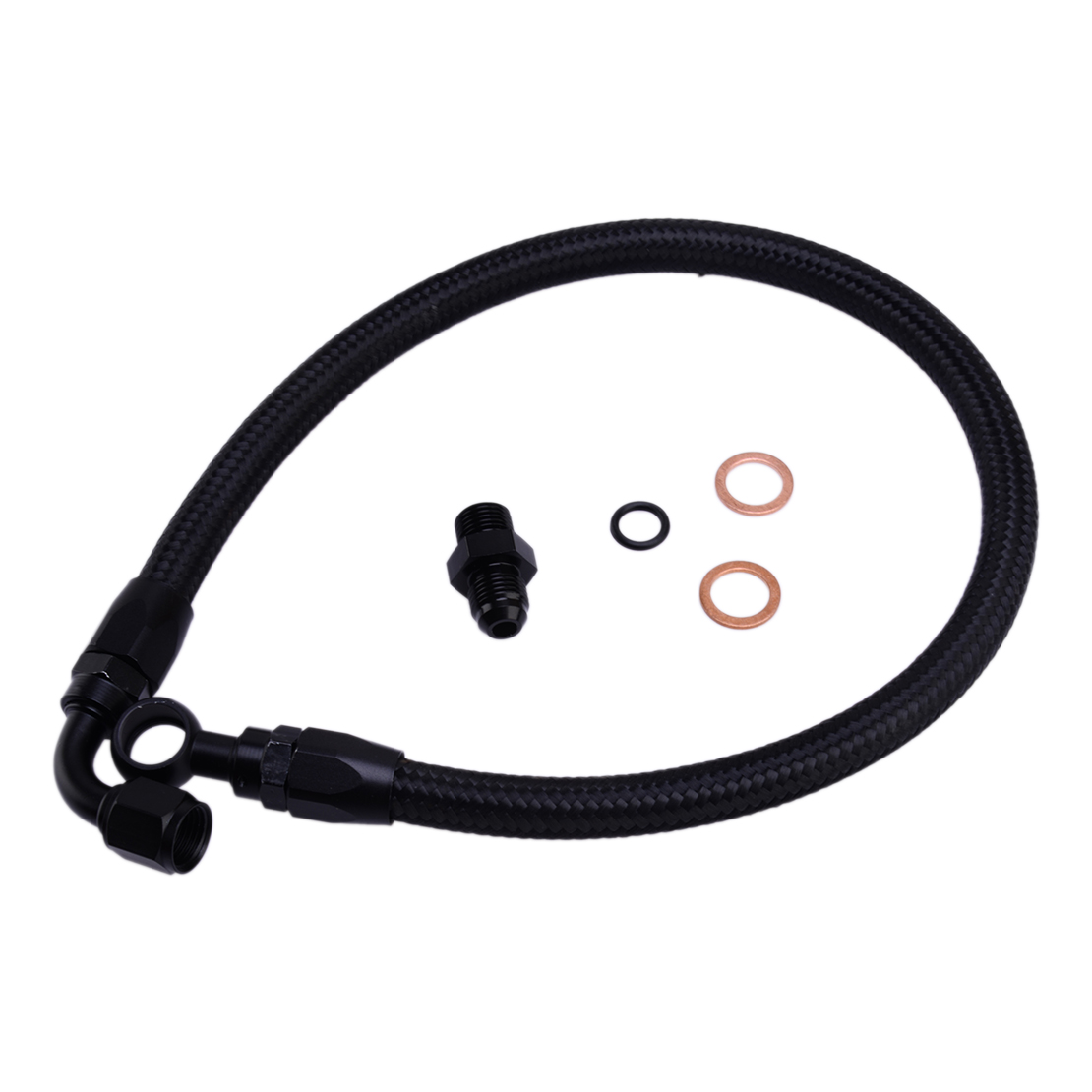 Braided Line - ホンダシビック、アキュラインテグラエンジン（D15、D16、B16、B18、B20、B16A、B18C）に適合する編組燃料ラインキット