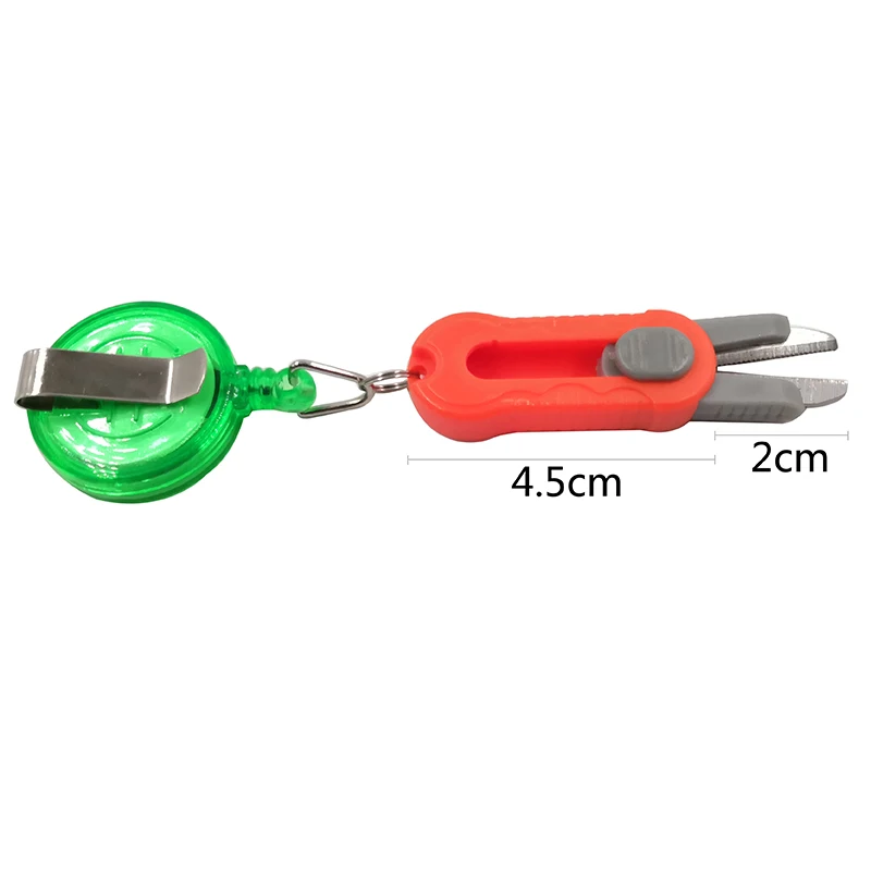 Outkit 1個ミニ柔軟なはさみ釣り糸カッターナイロンカー - Fishing Line Cutter のレビューと価格