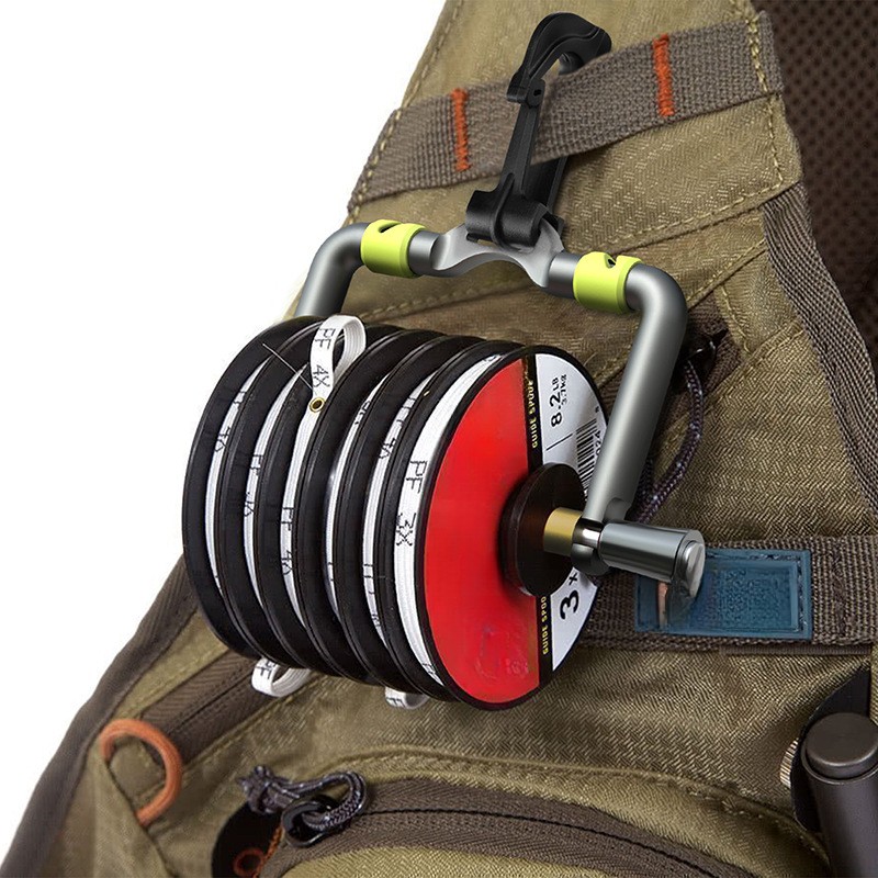 アルミ製/ポータブル/釣り糸スプールホルダー/リーダーラック - Fishing Line Spool のレビューと価格