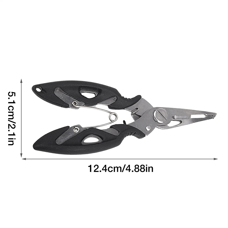 多機能湾曲フィッシングプライヤーはさみ、編み込みラインルアー - Fishing Line Cutter のレビューと価格