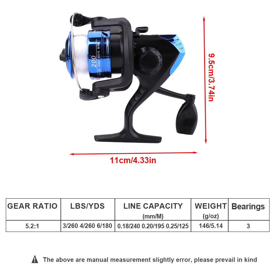 FTK 1.8M ポータブルスピニングフィッシングロッドリー - Fishing Line Spooler のレビューと価格